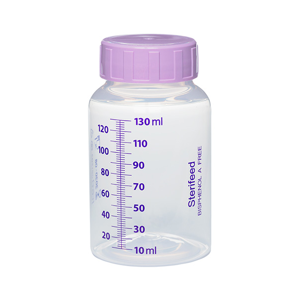 Sterifeed 130ml disposable breast milk bottle 14101