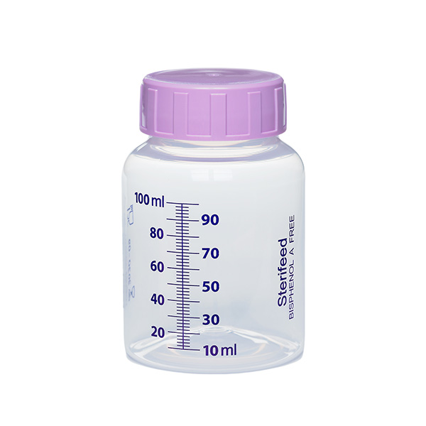 Sterifeed 100ml disposable breast milk bottle 14003