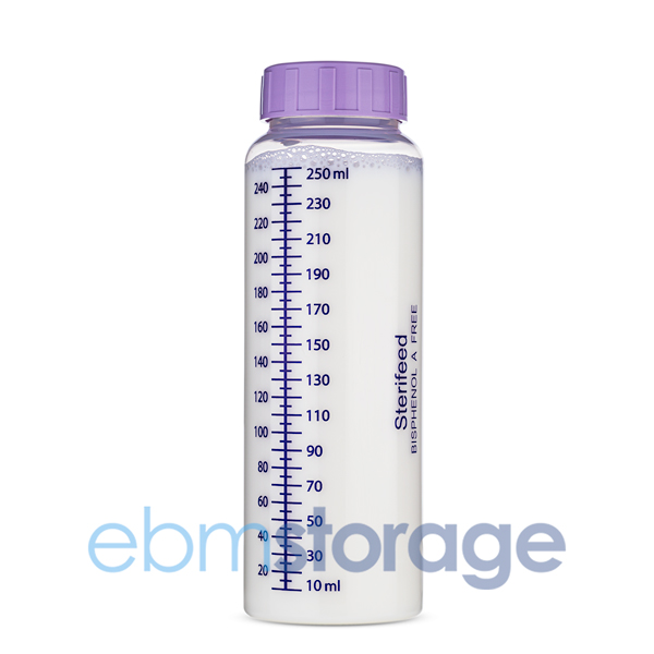 Sterifeed 250ml disposable breast milk bottle 14101
