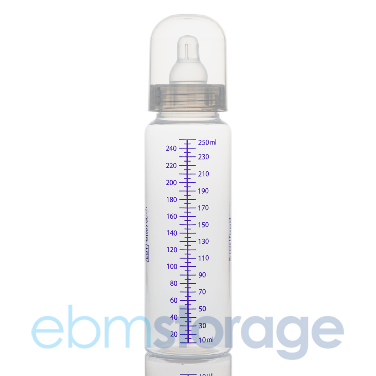 Sterifeed Disposable Sterile Baby Bottle with Std Teat and Cap 130ml Pack of 10 
