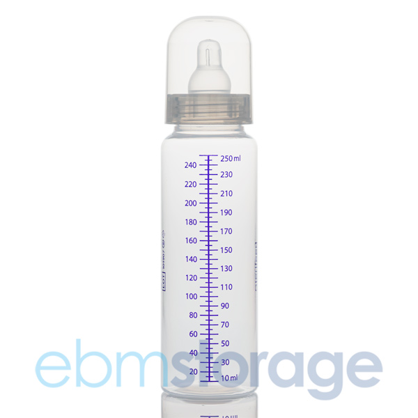 Sterifeed breast milk bottle 250ml with teat 14250