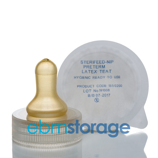 Sterifeed latex teat - premature